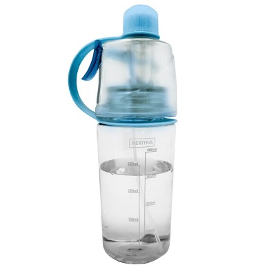 Botella Deportiva Spray, Azul, 400 ml