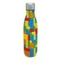 Double Wall Stainless Steel Thermos Bottle, Blocks, 500 ml