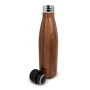 Double Wall Stainless Steel Thermos Bottle, Wood, 500 ml