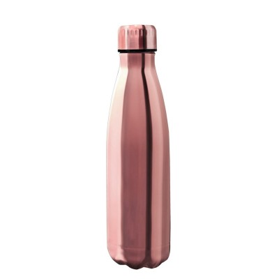 Botella Termo doble Pared de Acero Inoxidable, Oro Rosa, 500 ml