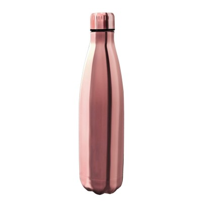 Botella Termo doble Pared de Acero Inoxidable, Oro Rosa, 750 ml