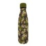 Double Wall Stainless Steel Thermos Bottle, Green Camouflage, 500 ml