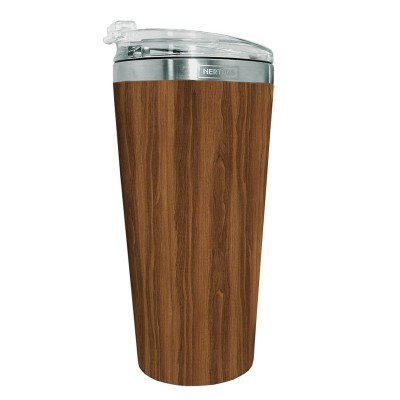 Thermo Coffee Glass, Wood, 500 ml