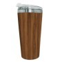 Thermo Coffee Glass, Wood, 500 ml