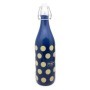 Vintage glass bottle, Blue, 1000 ml