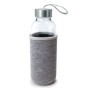 Glass Bottle Neoprene Cover, Grey, 400 ml