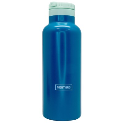 500ml double wall sport bottle. blue