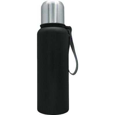 Double Wall Stainless Steel Thermos 750ml Black Color