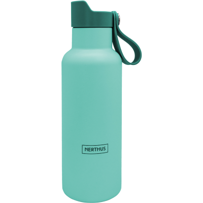 Double Wall Sport Bottle Click & Drink Cap 500 ml Turquoise Click & Drink