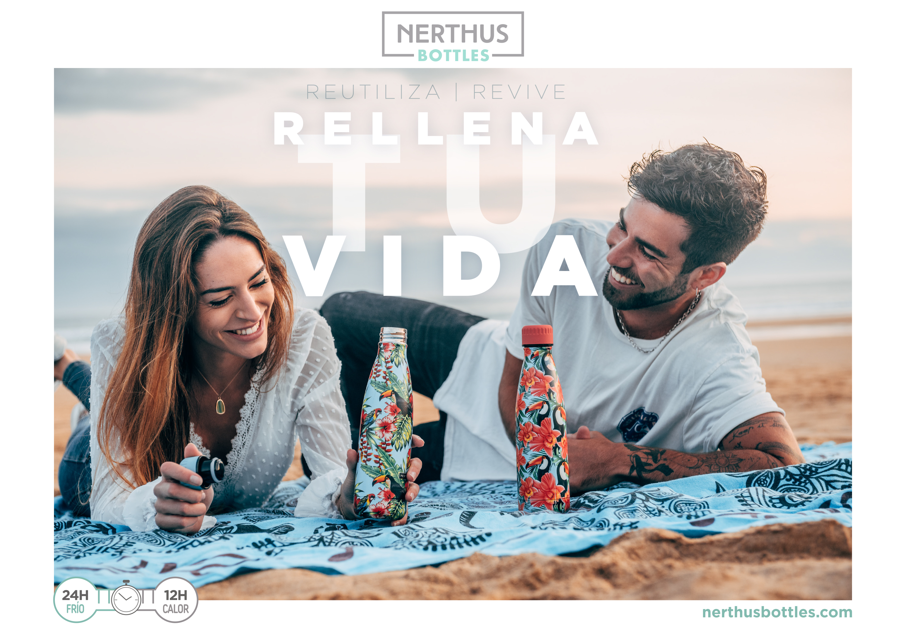 Enjoy life with Nerthus Bottles, reusable bottles